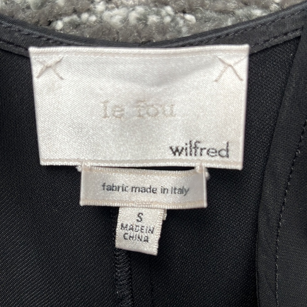 🐈‍⬛Le Fou by Wilfred for Aritzia Orlene Jumpsuit black size small - Picture 9 of 12